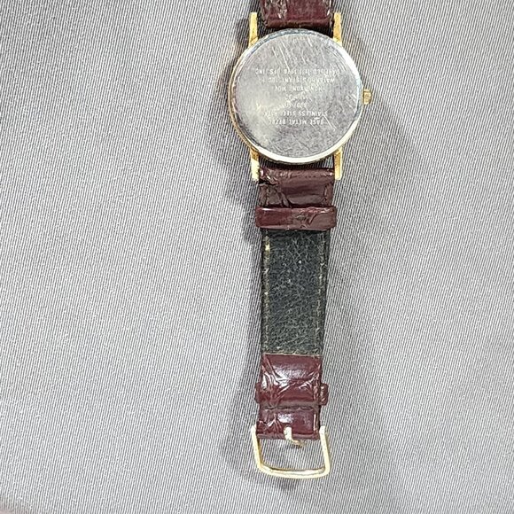 Armitron Quartz Collectible Vtg Gold Face Garfield Hong Kong Movt Watch w/Date main image 11